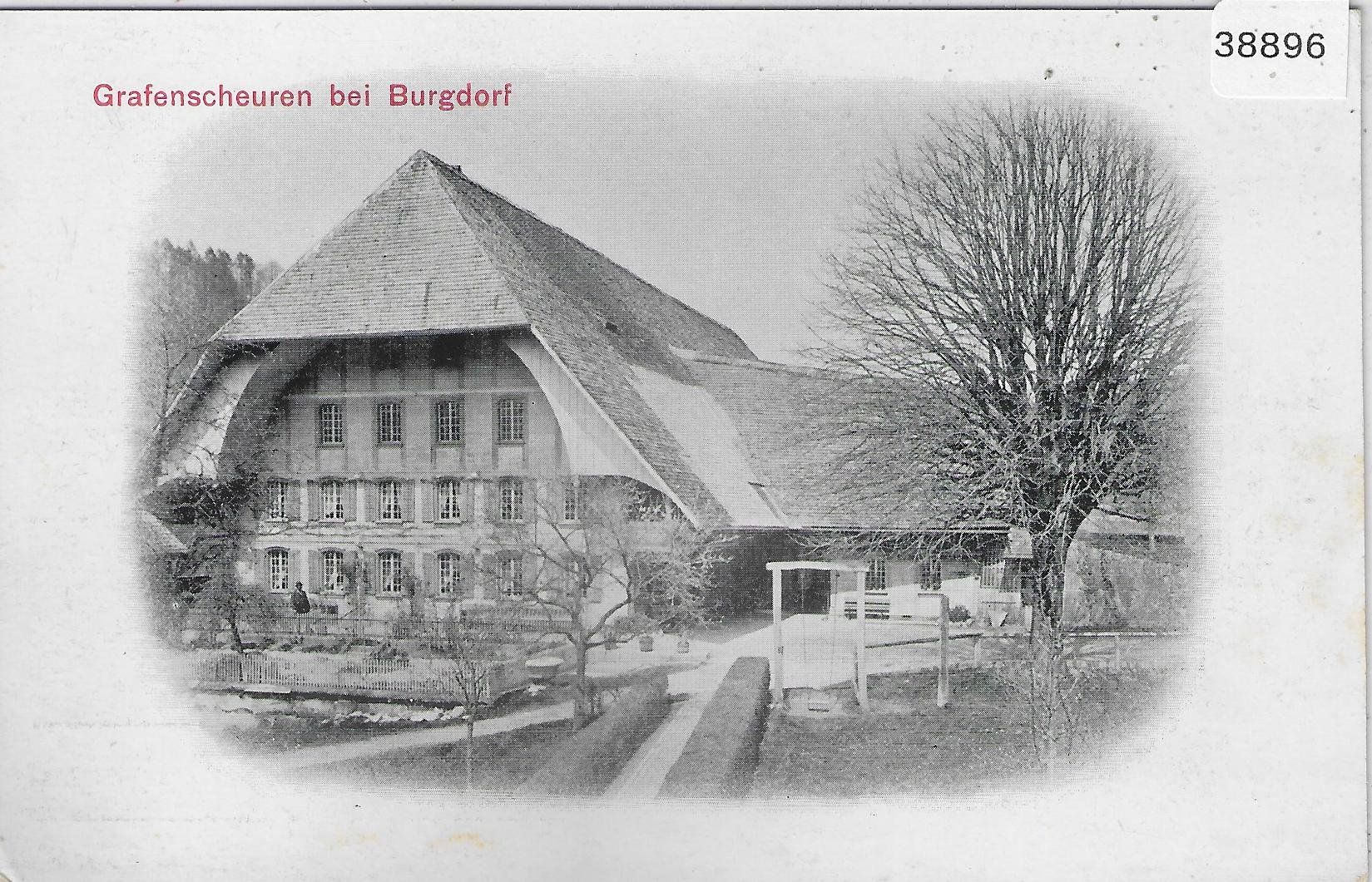 Cartoline postali: Grafenscheuren bei Burgdorf – Usato da Ettingen venduto da Kartenplanet