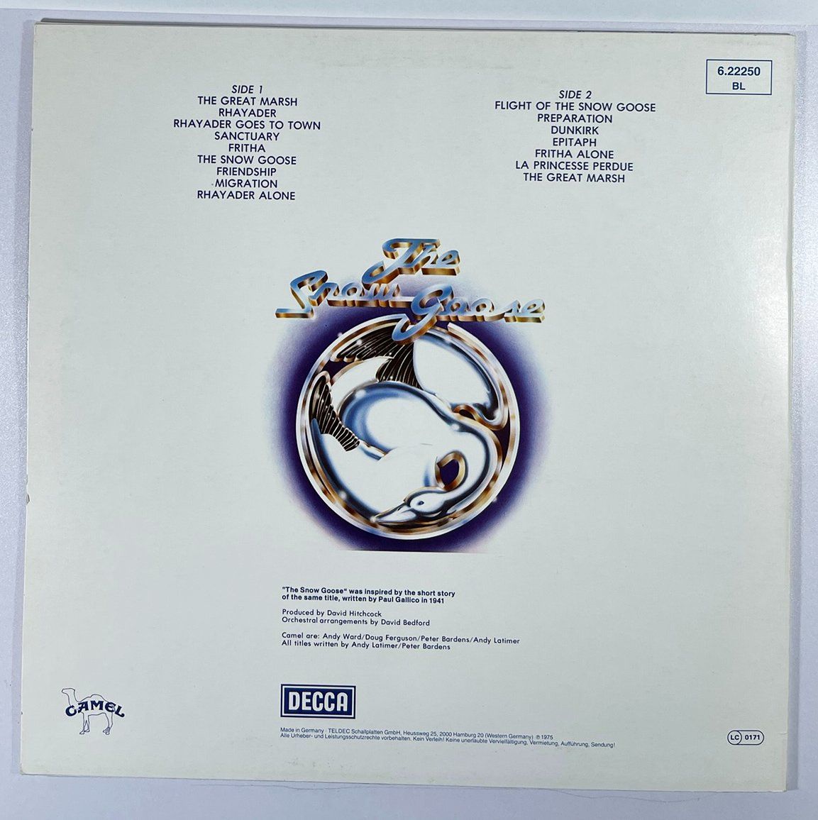 Dischi in vinile: LP: CAMEL - The Snow Goose (1975) – Usato da Frenkendorf venduto da Yard-Sale-2000 1