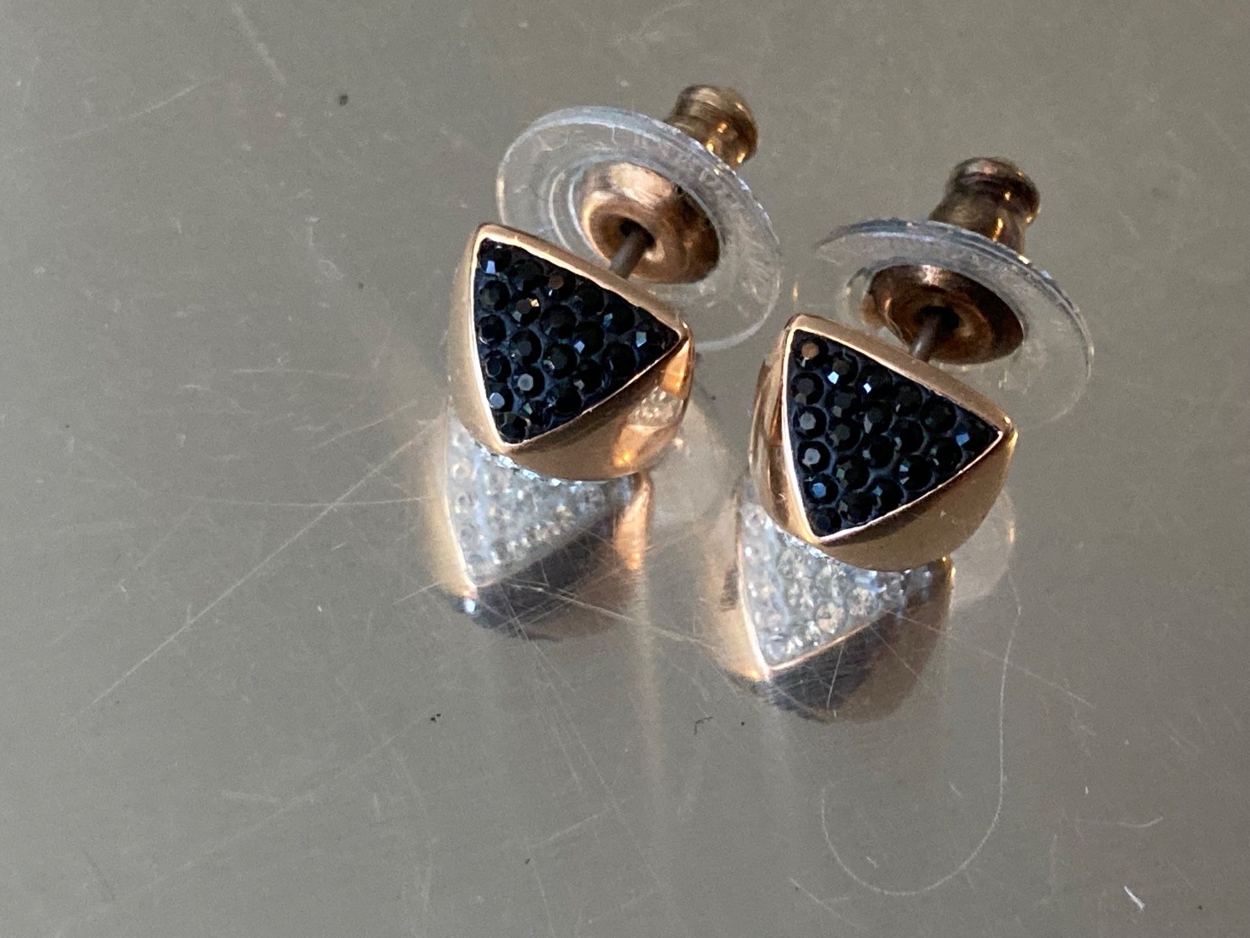 Swarovski Boucles d'oreille: Boucles d'oreilles Swarovski  doré – D'occasion à Marly par Antigona71 3