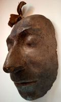 Original Totenmaske von Kardinal Carlo Borromeo. 1538-1584.