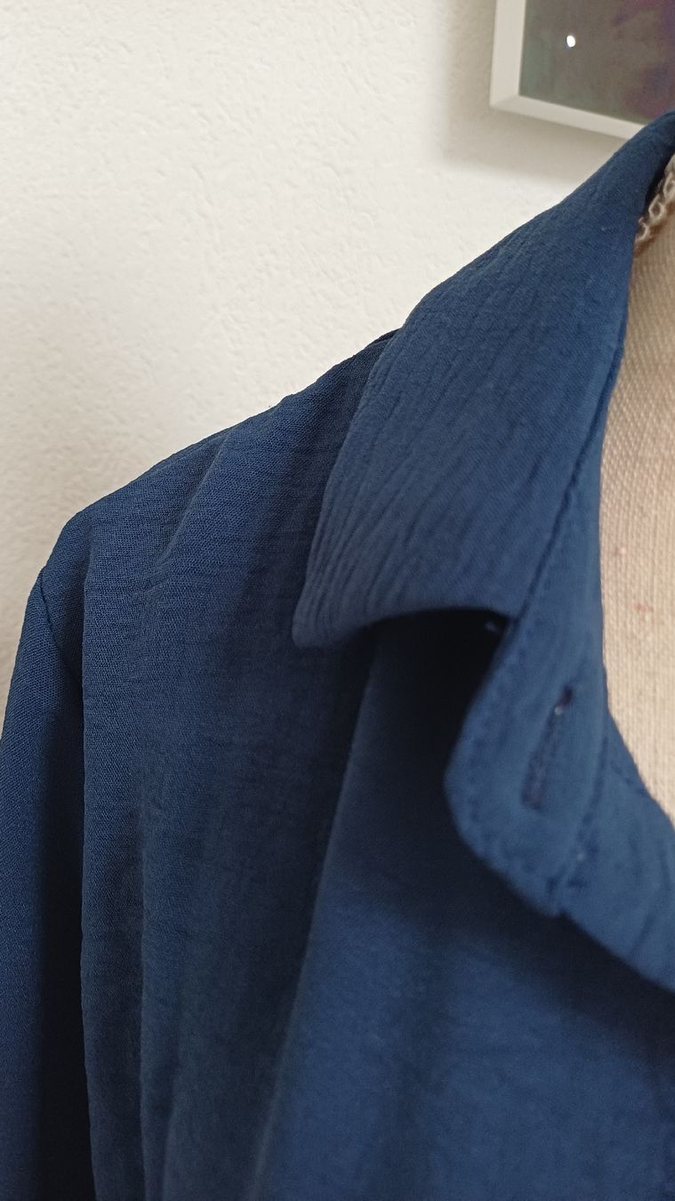 Kleider: Kleid dunkelblau Grösse M mit Gürtel – Gebraucht aus Arlesheim von savina01 4