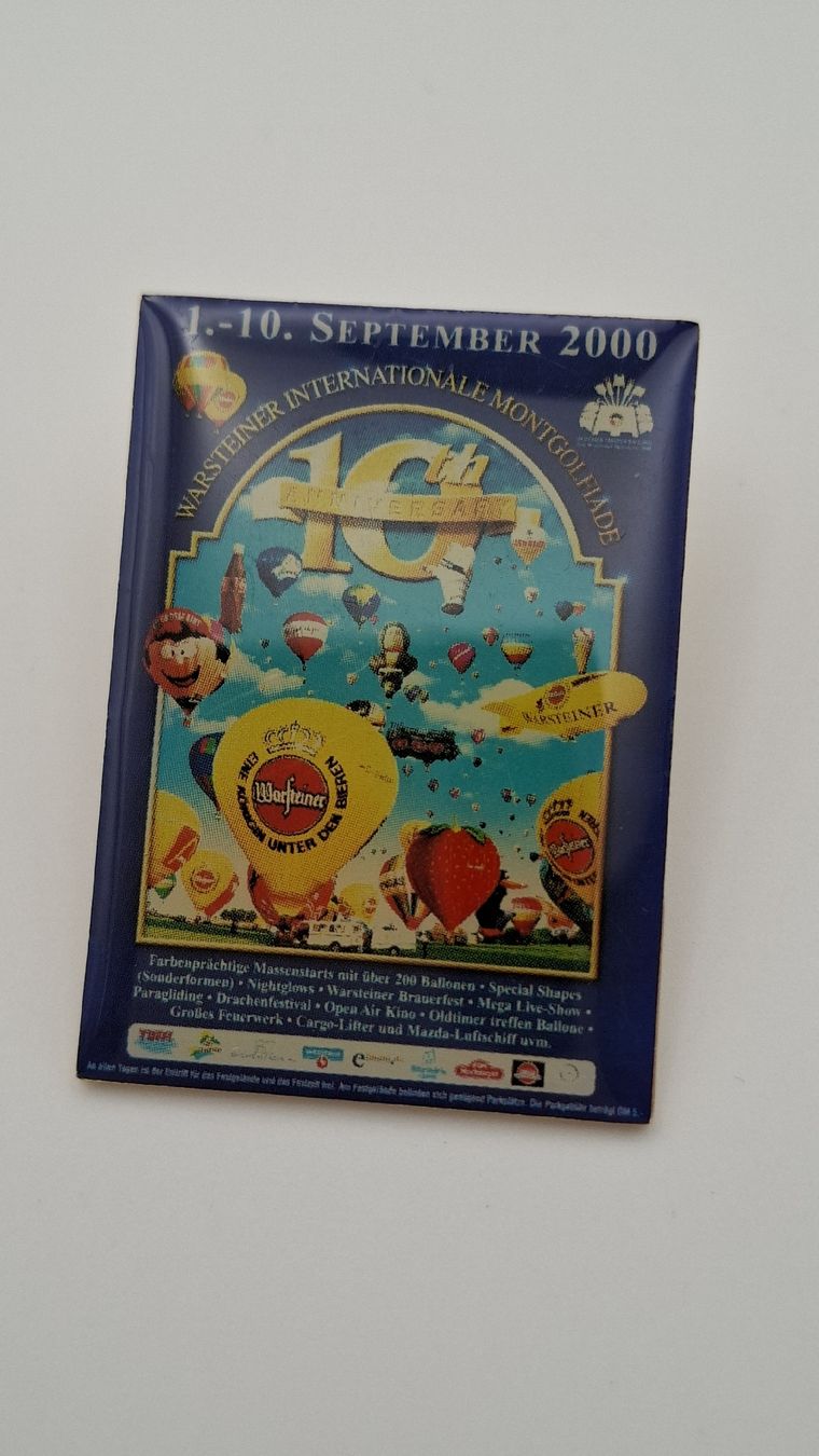 Placchette & Badge: Pin Warsteiner Ballonfahrer  2000  – Usato da Kriens venduto da Wolly85