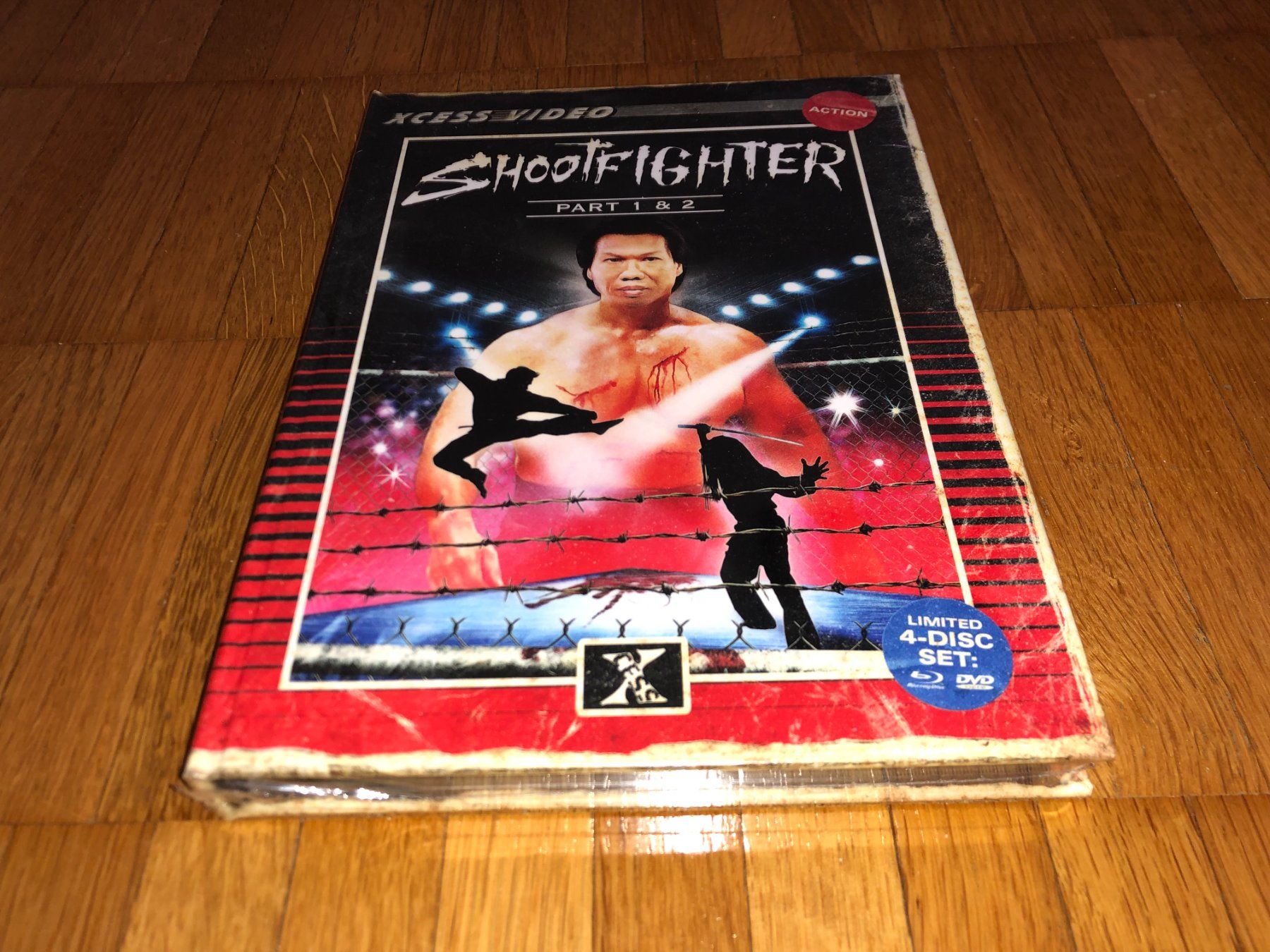Tutti i DVDs: Shootfighter 1 + 2 - MEDIABOOK - XCESS VIDEO - UNRATED – Nuovo e nell'imballaggio originale da Basel venduto da havsok