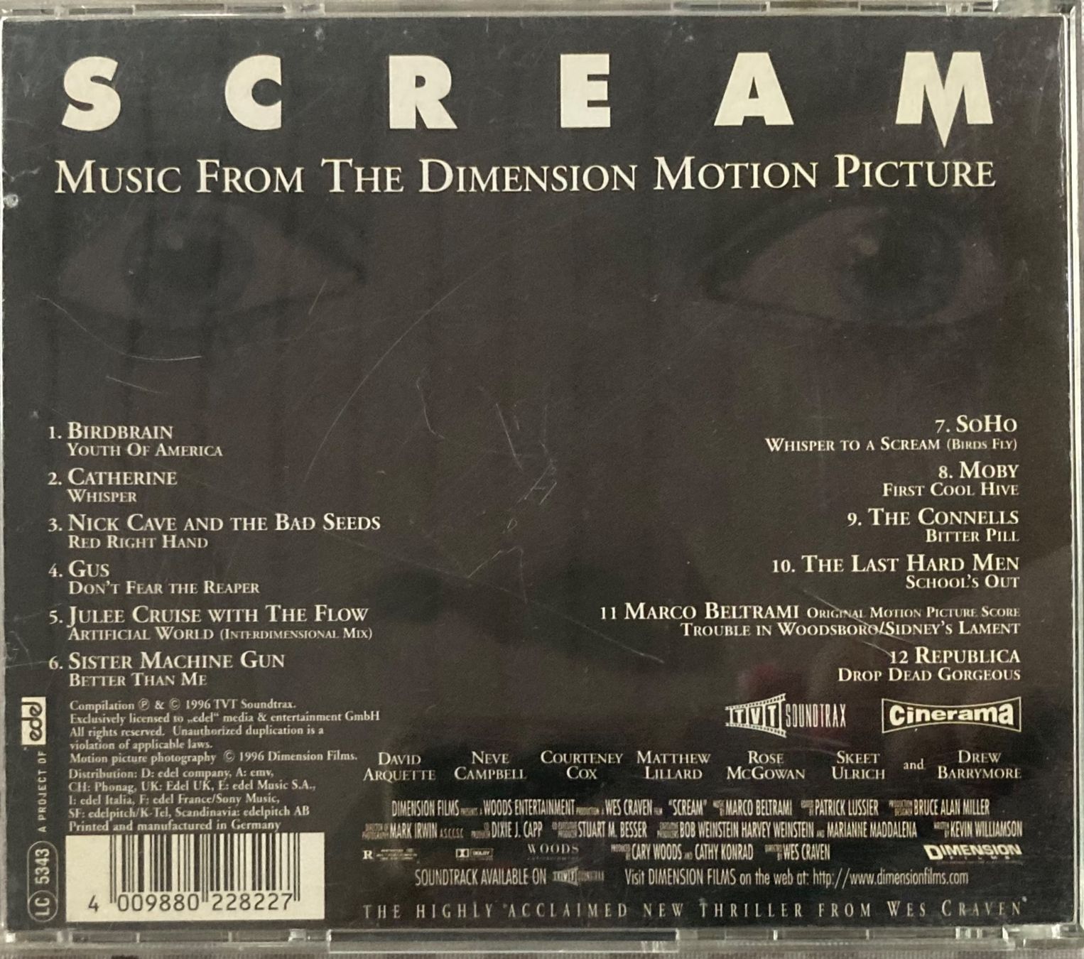 CDs: MUSIQUE DE FILM - SCREAM – Gebraucht aus Poliez-Pittet von Newtown-Records 1