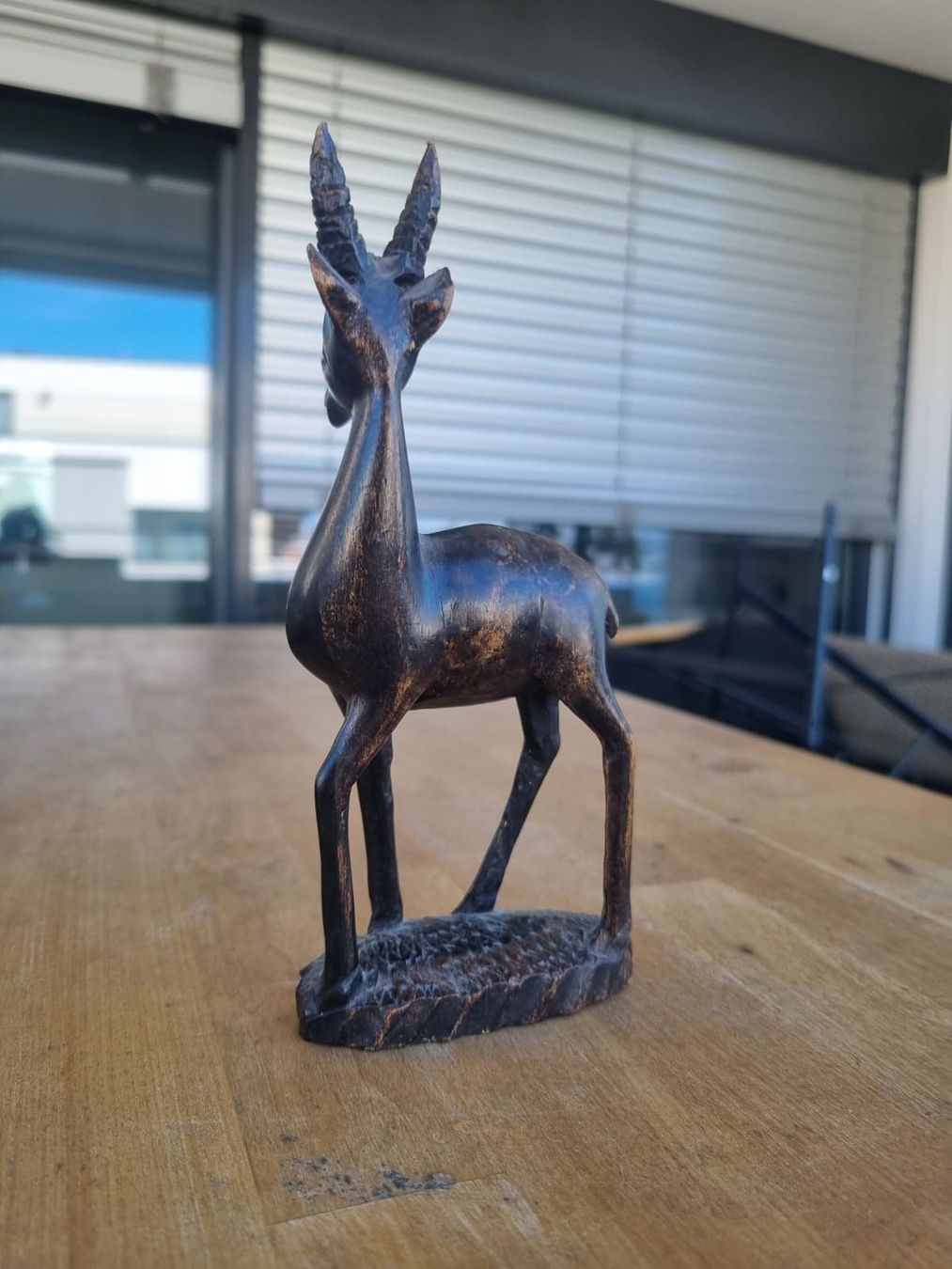 Statuette: Holzfigur Antilope geschnitzt Deko – Usato da Zug venduto da Quantipus 2
