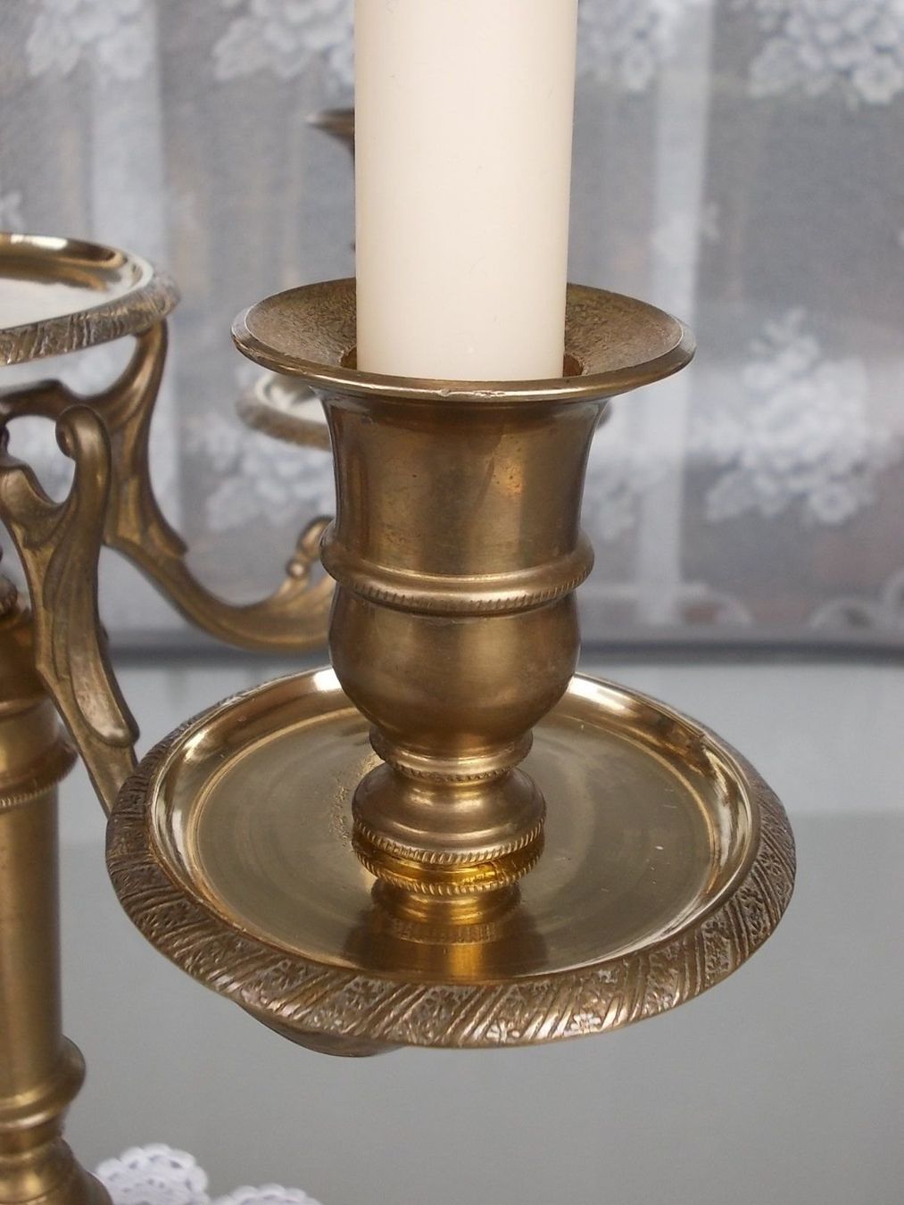 Portacandele: 34cm Empire-Stil Prunk Messing Kerzenständer 5flammig 2280gr – Usato da Ostermundigen venduto da eschbe 3