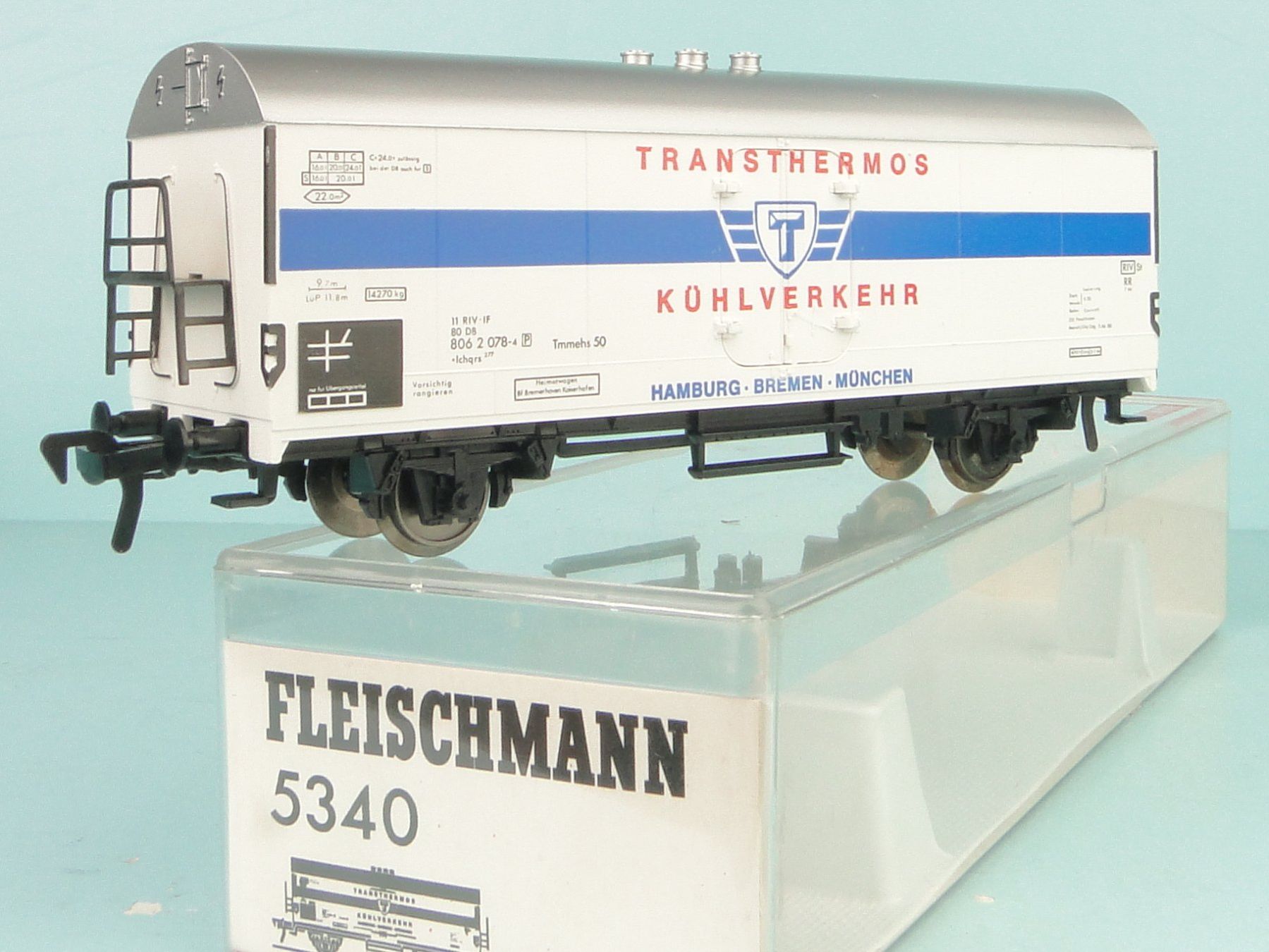Fleischmann Modellini di ferrovie: Fleischmann 5340 DB Transthermos, NEU – Usato da Bülach venduto da cann11