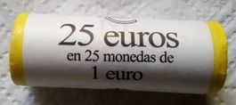 SPANIEN, 1 EURO 2017 - UNZIRKULIERT - ORIGINALROLLE DER FNMT