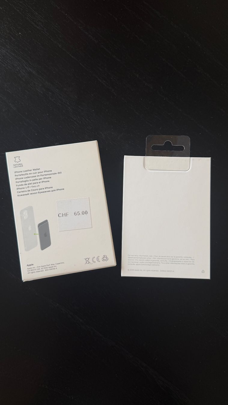 Brieftaschen: Apple Black Magsafe Cardholder – Gebraucht aus Zürich von pre_vy7t 1
