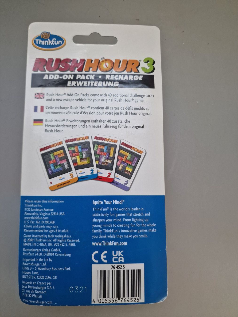 Spiele: Rush Hour 3, Add-on Pack  Erweiterung Neu – Neu und originalverpackt aus Oberuzwil von aseinkaufswelt 1