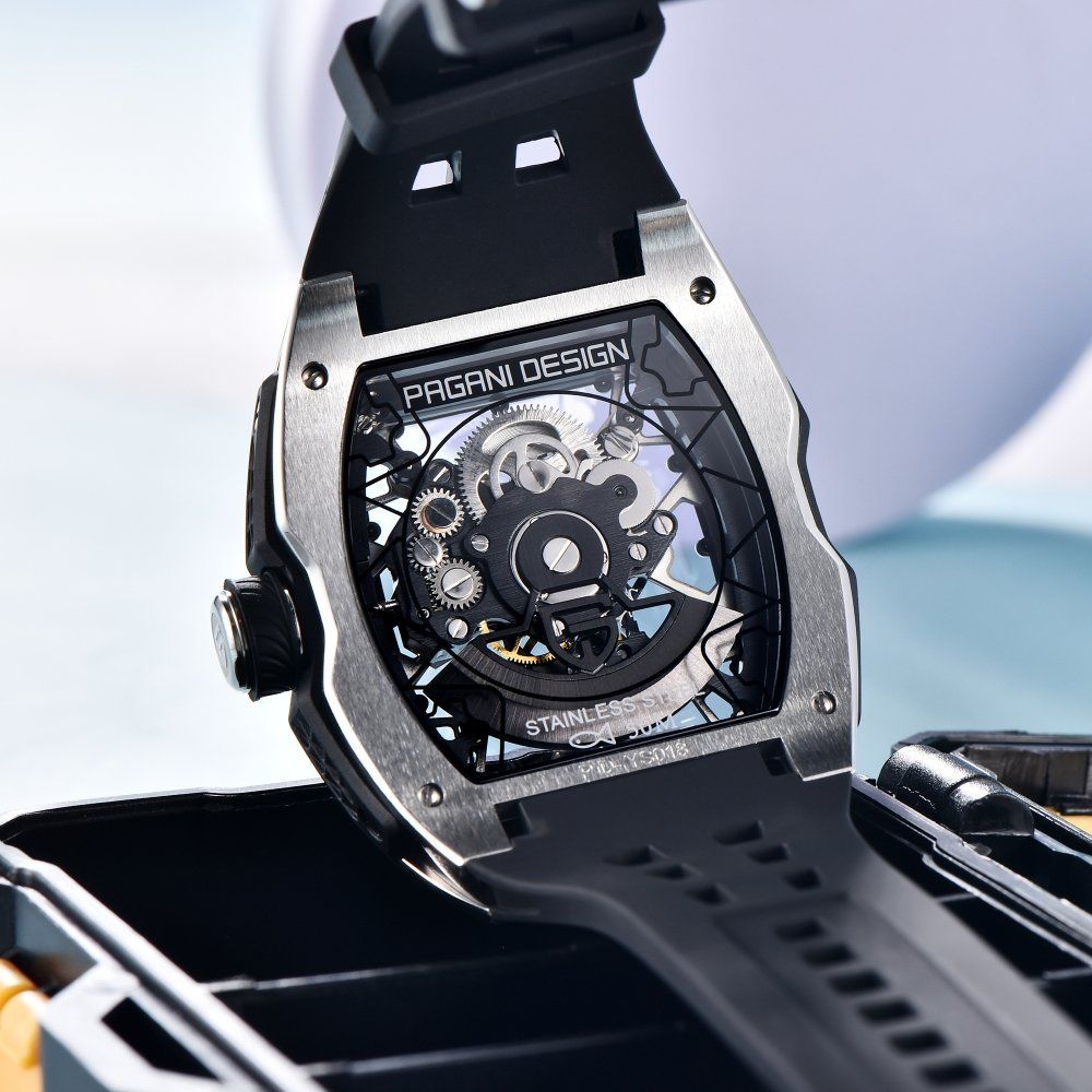 Pagani Design Orologi: Neue Pagani Design Automatikuhr – Nuovo e nell'imballaggio originale da Suhr venduto da ChronixChronometer 5
