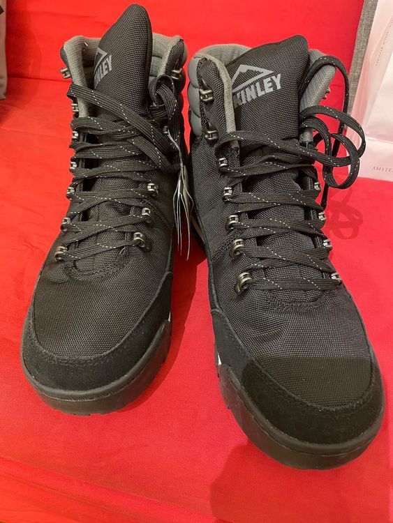 Chaussures De Randonnée McKinley Pour Homme, Taille 41 (UK 7) - Noir, Style Sneaker - Occasion