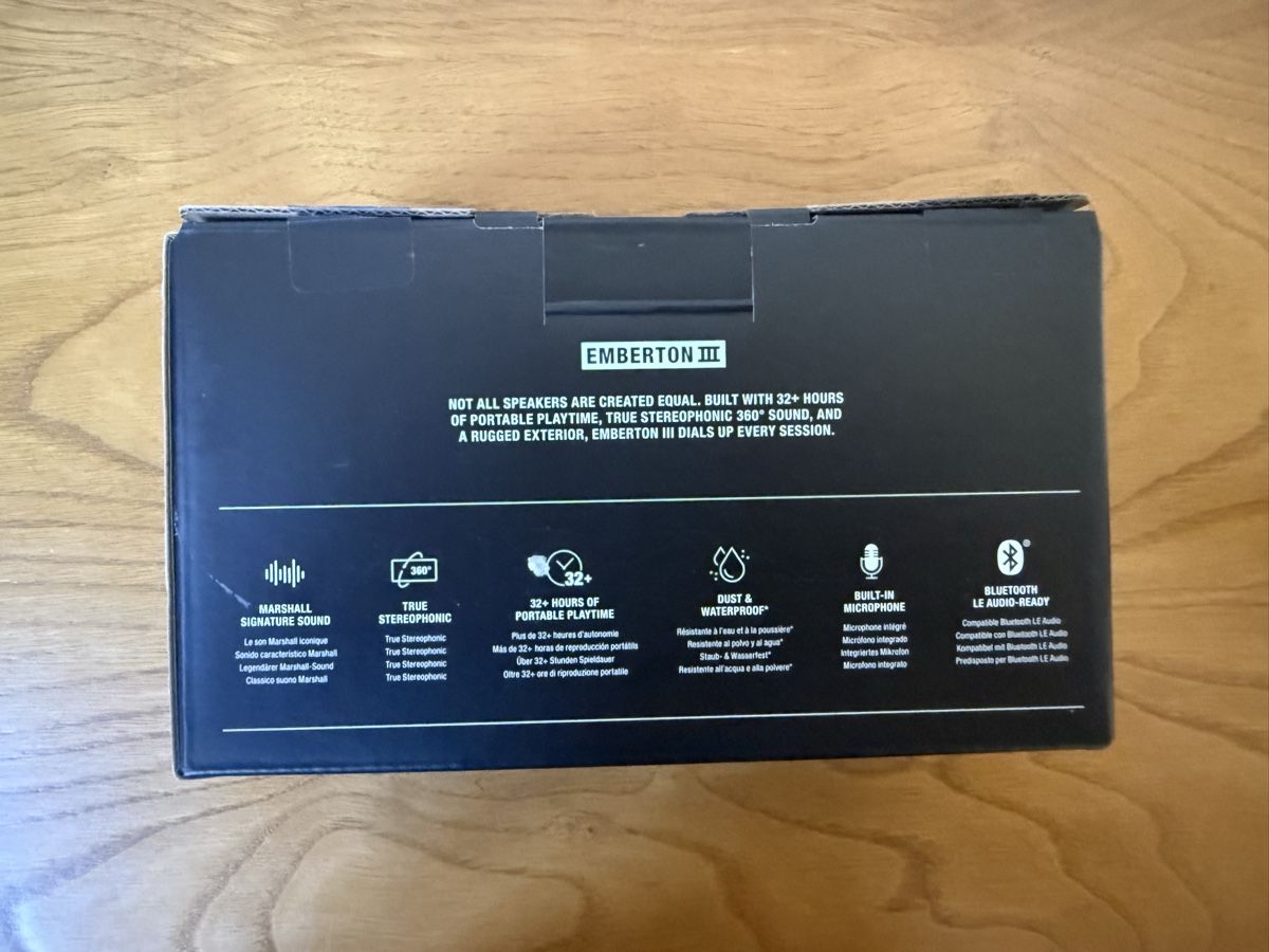Marshall Casse acustiche: Marshall Emberton III Bluetooth Speaker – Usato da Vésenaz venduto da RMShop 1