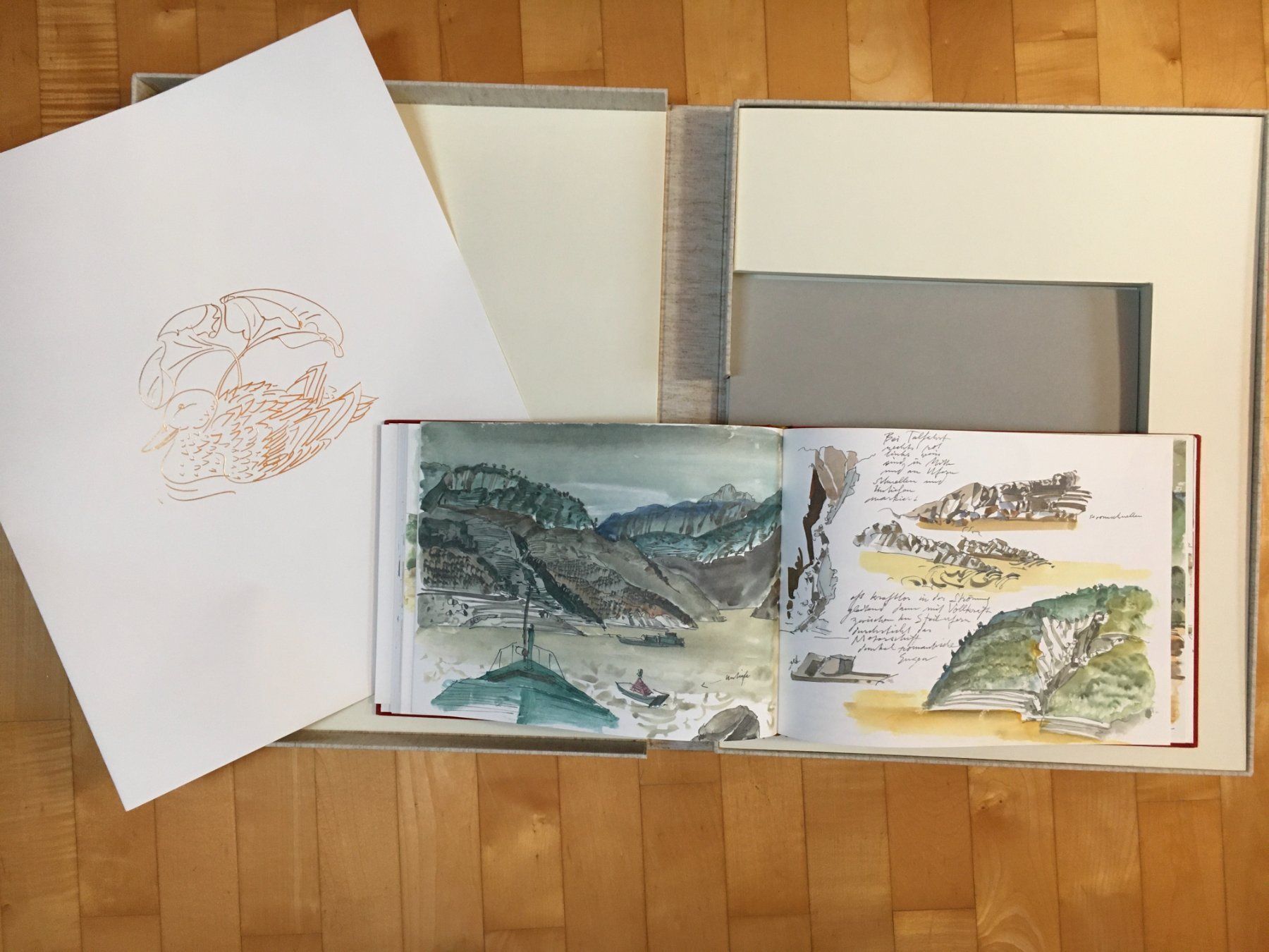 Grafiken & Lithographien: Mappe mit 4 Originallithografien von Hans Erni mit Bildband – Gebraucht aus Fällanden von Cadiz57 6