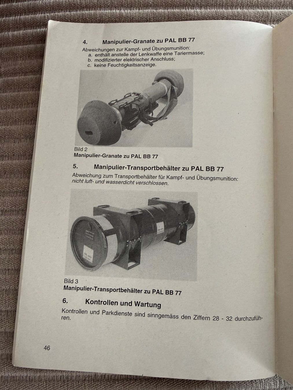 Livres: Reglement: Panzerabwehrlenkwaffe BB77- Schweizer Armee – D'occasion à Brütten par Hst1 8