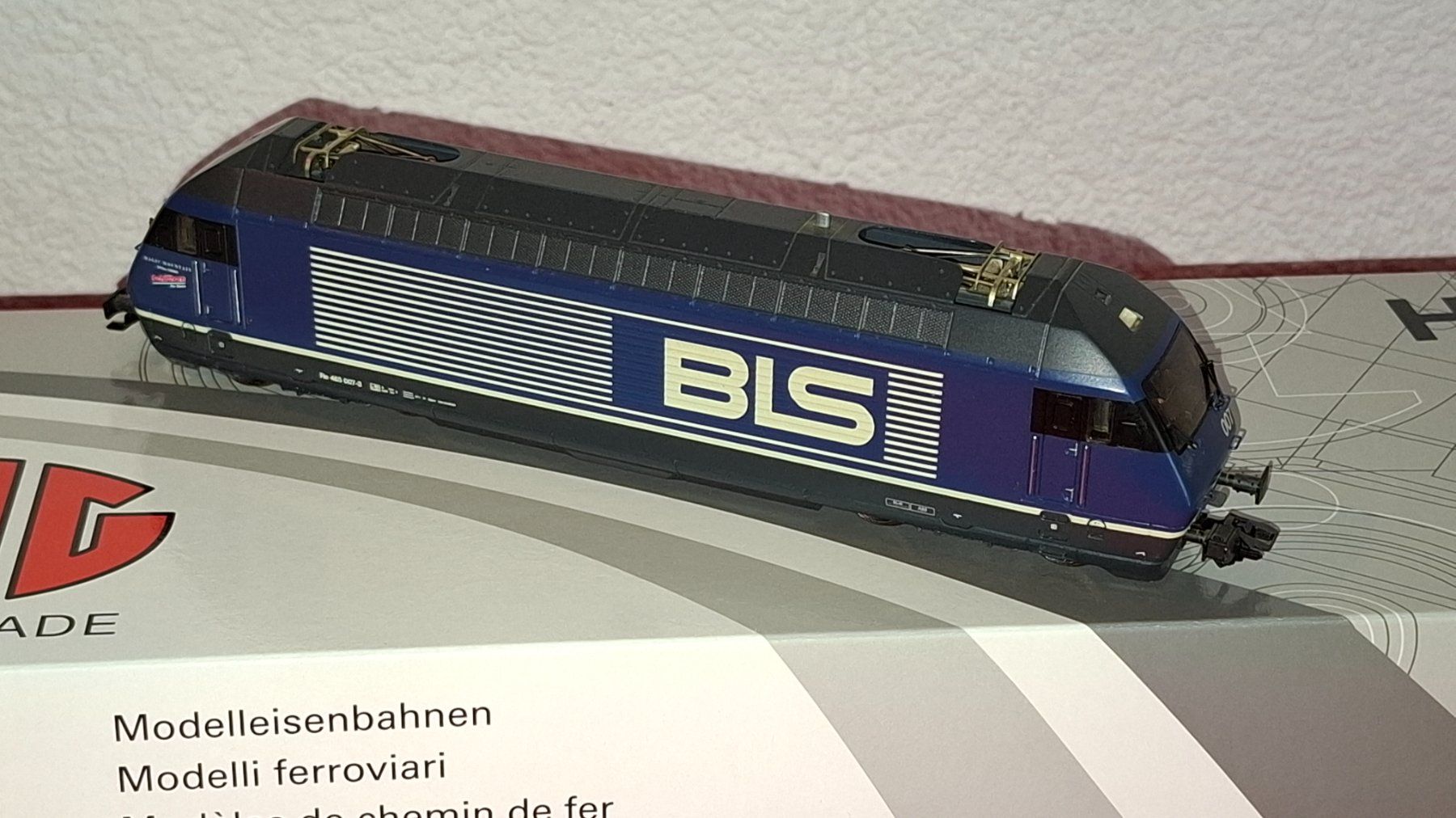 Hag Modellini di ferrovie: HAG : Re 465 " Schilthorn " AC, analog – Usato da Märwil venduto da Siebenzipfel 1