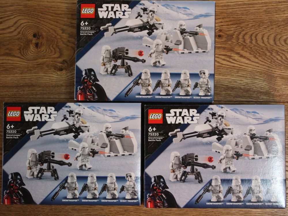 LEGO 75320 Snowtrooper Battle Pack (3x Ungeöffnet/Neu) | Kaufen auf Ricardo