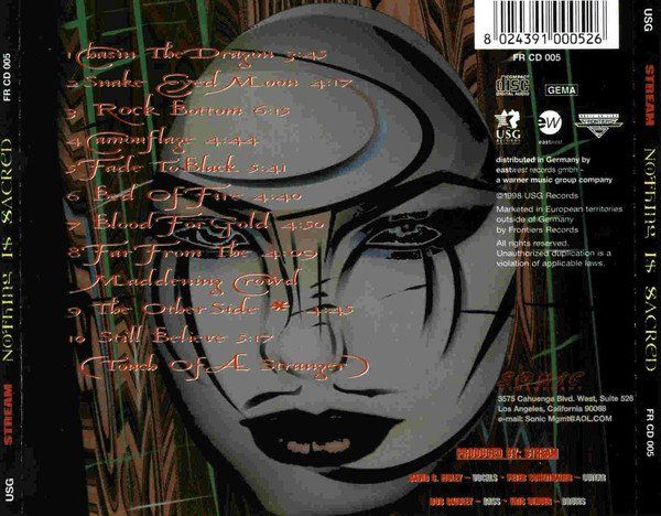 CDs: Stream NOTHING IS SACRED Hard Rock, Heavy Metal CD – Gebraucht aus Kandergrund von Sososo 1