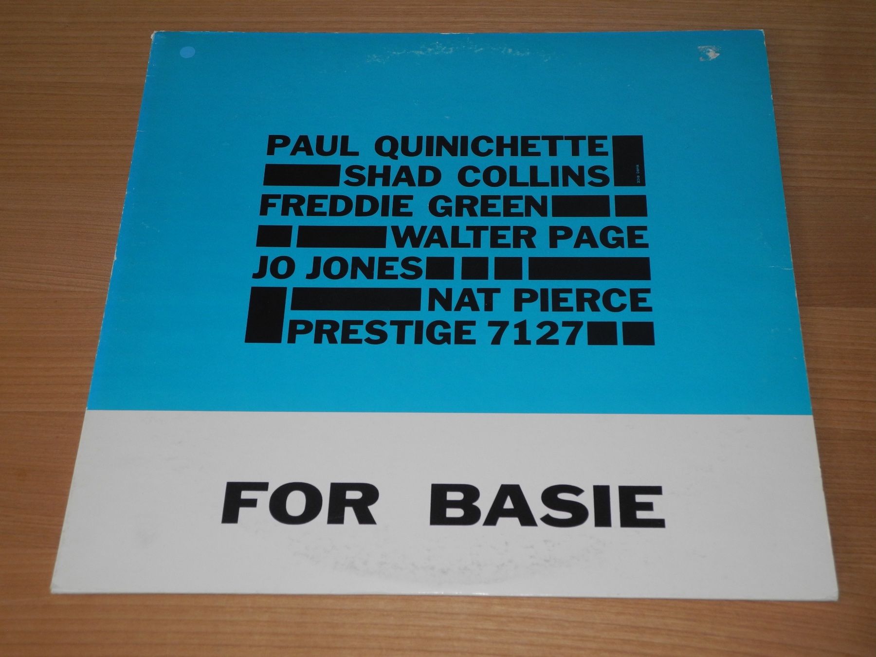 Dischi in vinile: PAUL QUINICHETTE: FOR BASIE - PRESTIGE - JAPAN – Nuovo (secondo la descrizione) da Fahrwangen venduto da Swirl2