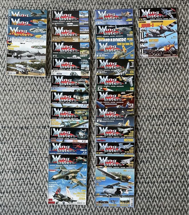 24 Hefte Magazine Wing Masters (Gebraucht) in Hindelbank für CHF 21 ...