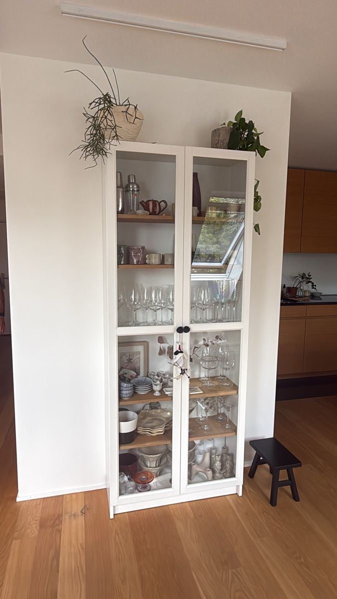Ikea Vetrine: Ikea Billy with wood shelves – Usato da Zürich venduto da mar_jqz5