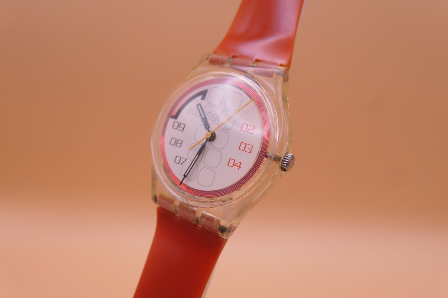 Swatch Orologi: Swatch Gent Access "Menang" SKK108, neue Batterie – Usato da Thun venduto da CHRONOTIKA 1