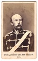 Fotografie Prinz Friedrich Carl von Preu
