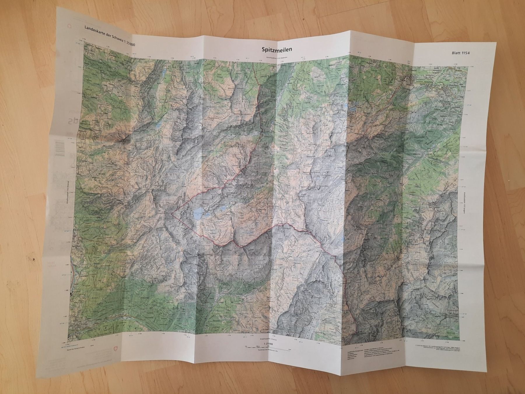 Cartine & Atlanti: Landeskarte der Schweiz – Usato da Niederglatt ZH venduto da Bobsli 3