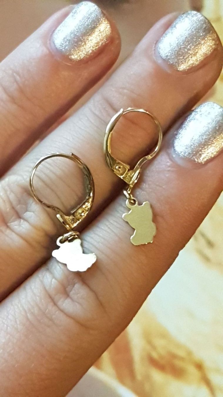 Orecchini pendenti & Orecchini a lobo: Süsse Bärchen Ohrhänger in 18 Karat Gold – Nuovo (secondo la descrizione) da Unterägeri venduto da Altgoldschmuck 7