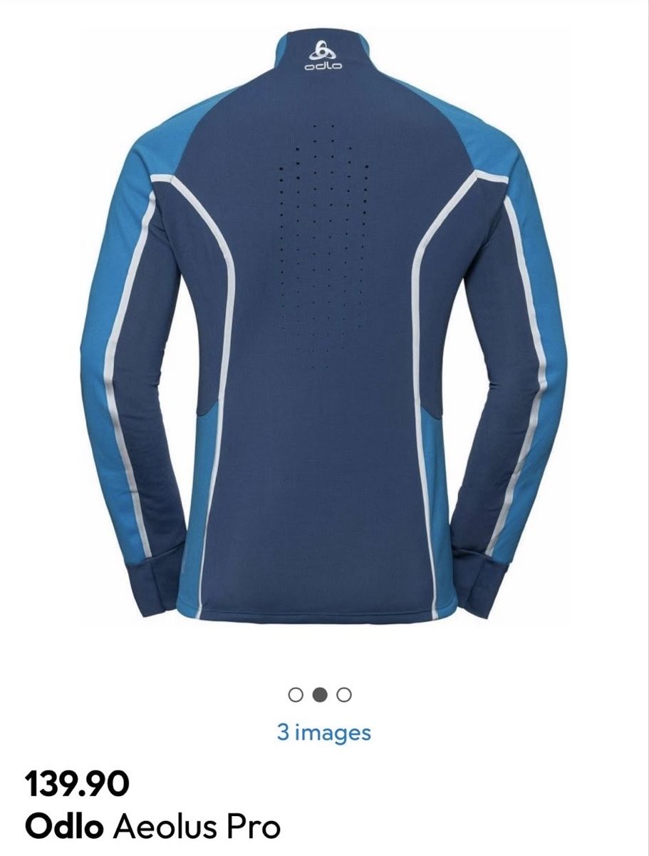 Odlo Vestes: Odlo Aeolus Pro Jacket blue size M – D'occasion à Andermatt par stark19 1