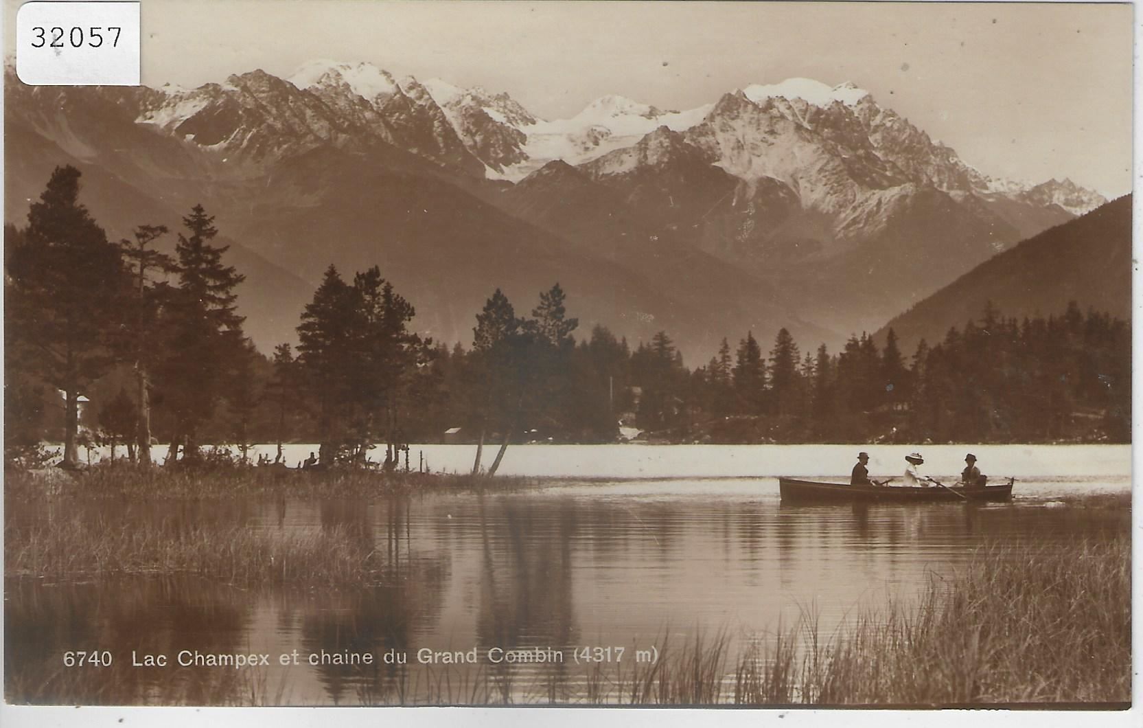 Ansichtskarten: Lac Champex et chaine du Grand Combin – Gebraucht aus Ettingen von Kartenplanet