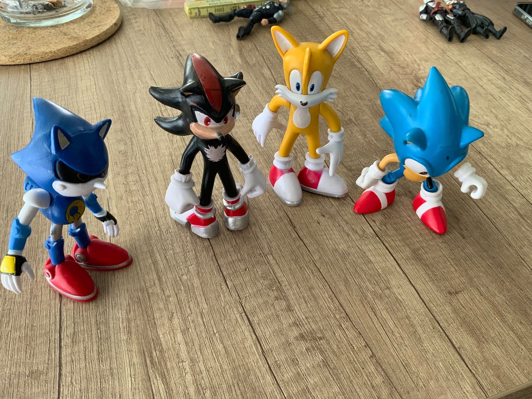 Statuette: Schnäppchen 4er Set Sonic Action Figuren – Usato da Schübelbach venduto da S1CH