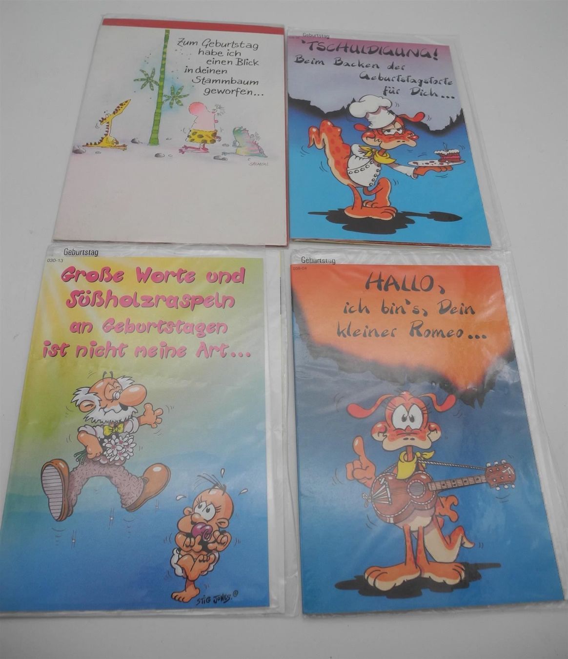 Cartoline: 4 Geburtstagskarten, Nr. 78b – Nuovo e nell'imballaggio originale da Kottwil venduto da Crazyrolf