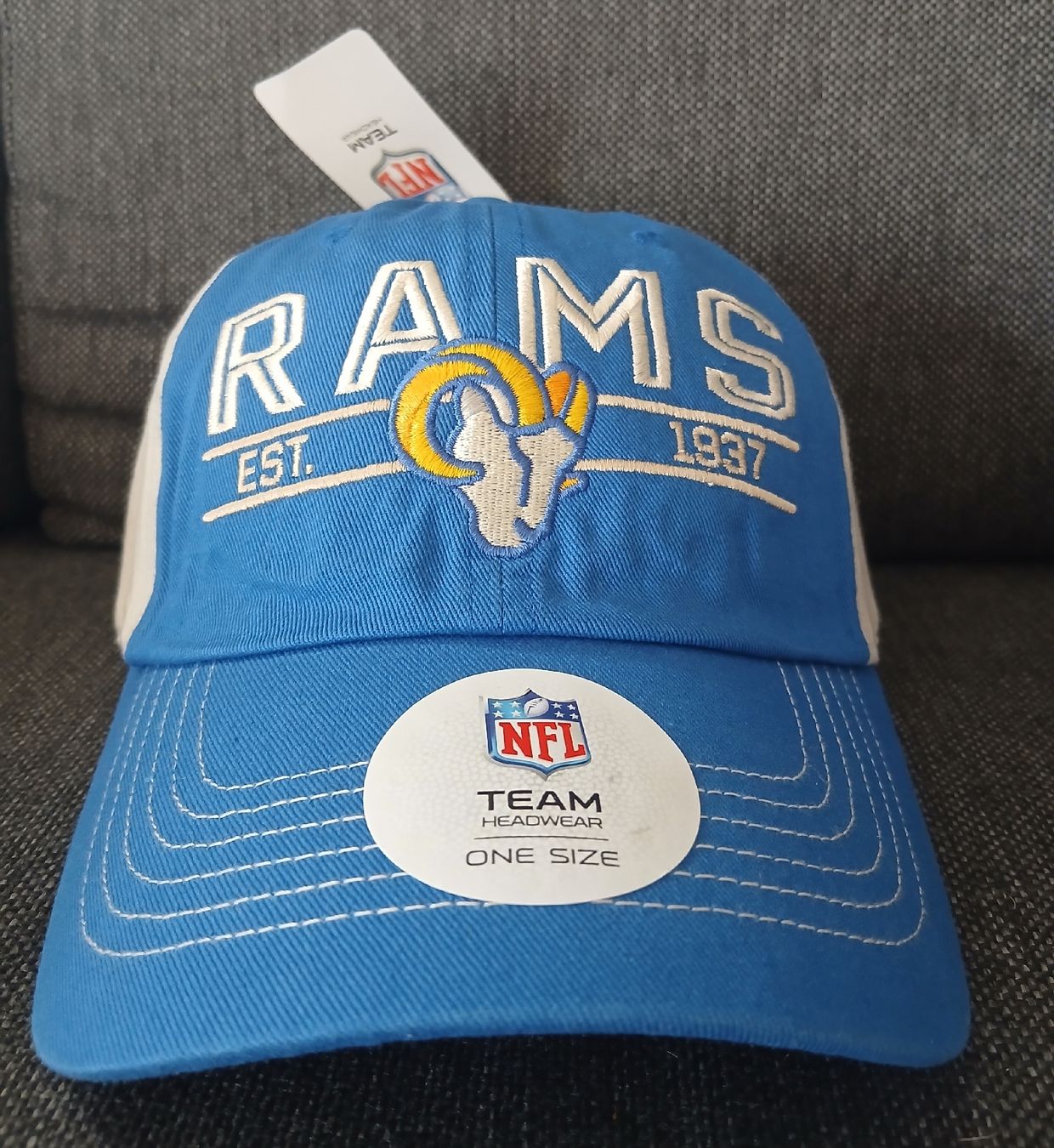 NFL Copricapi, berretti & cappellini: Los Angeles Rams NFL Baseball Cap - Adjustable size – Nuovo e nell'imballaggio originale da Watt venduto da Tomaf