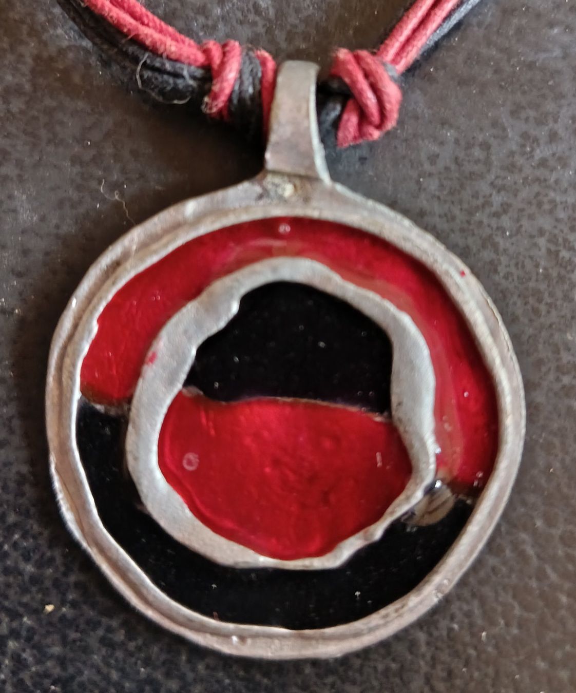 Altri gioielli: Schmuckset: rot/schwarz/silbern – Usato da Bern venduto da Delphin77 1