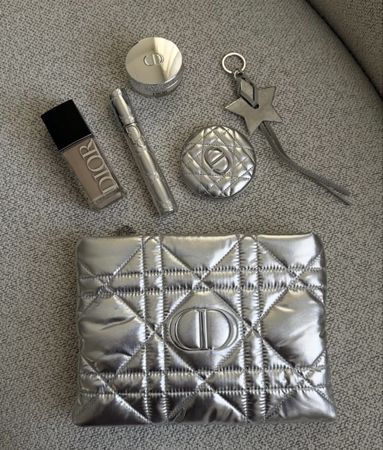 Dior Clutch Tasche silber (Edition 