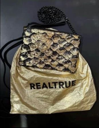 Realtrue Clutch Damen Pirarucu Fischleder