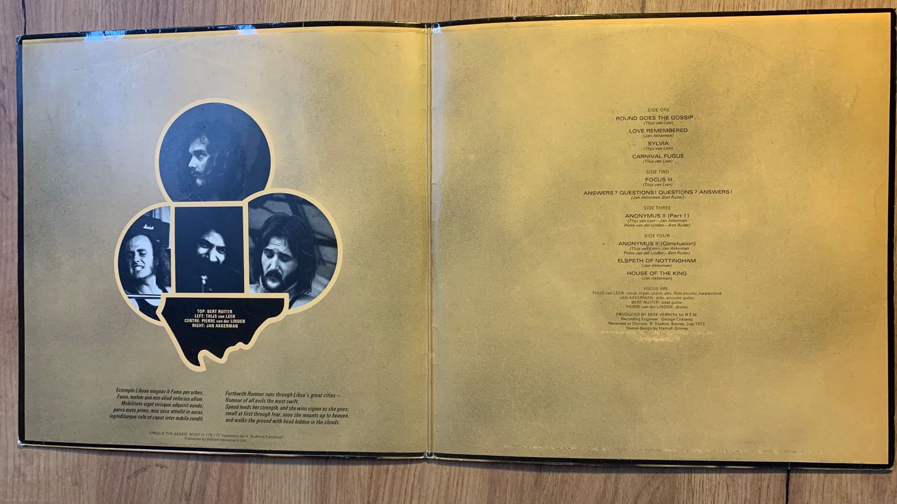 Dischi in vinile: FOCUS - FOCUS 3...OG GER 1972...VG+/VG+ – Usato da Gals venduto da Diskopatshop 2