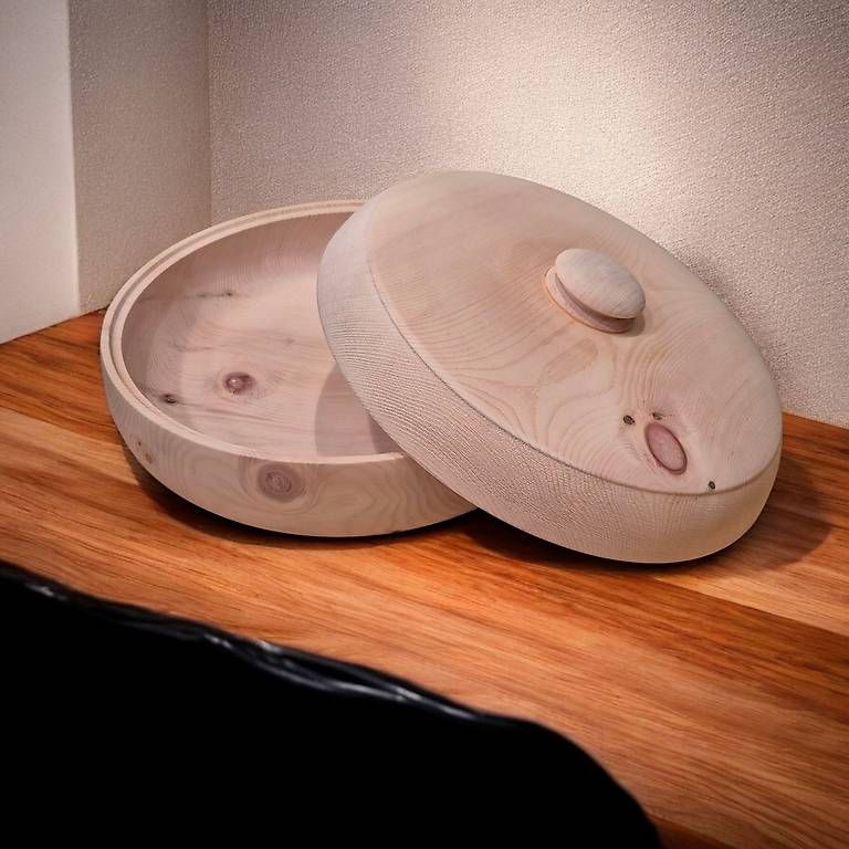 Articoli in legno: Arve-Brotdose (Zirbe) – Nuovo (secondo la descrizione) da Gamprin venduto da Holzkunst. 1
