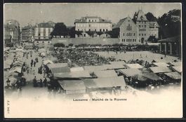 AK Lausanne, Marché de la Riponne