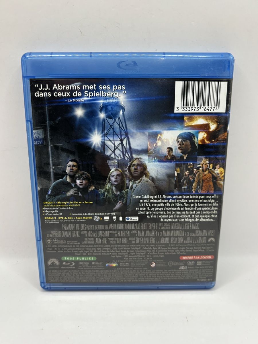 Tutti i DVDs: Blu-Ray Super 8 Spielberg Abrams + DVD + Copie Digitale – Usato da Genève venduto da sho_67qj 1