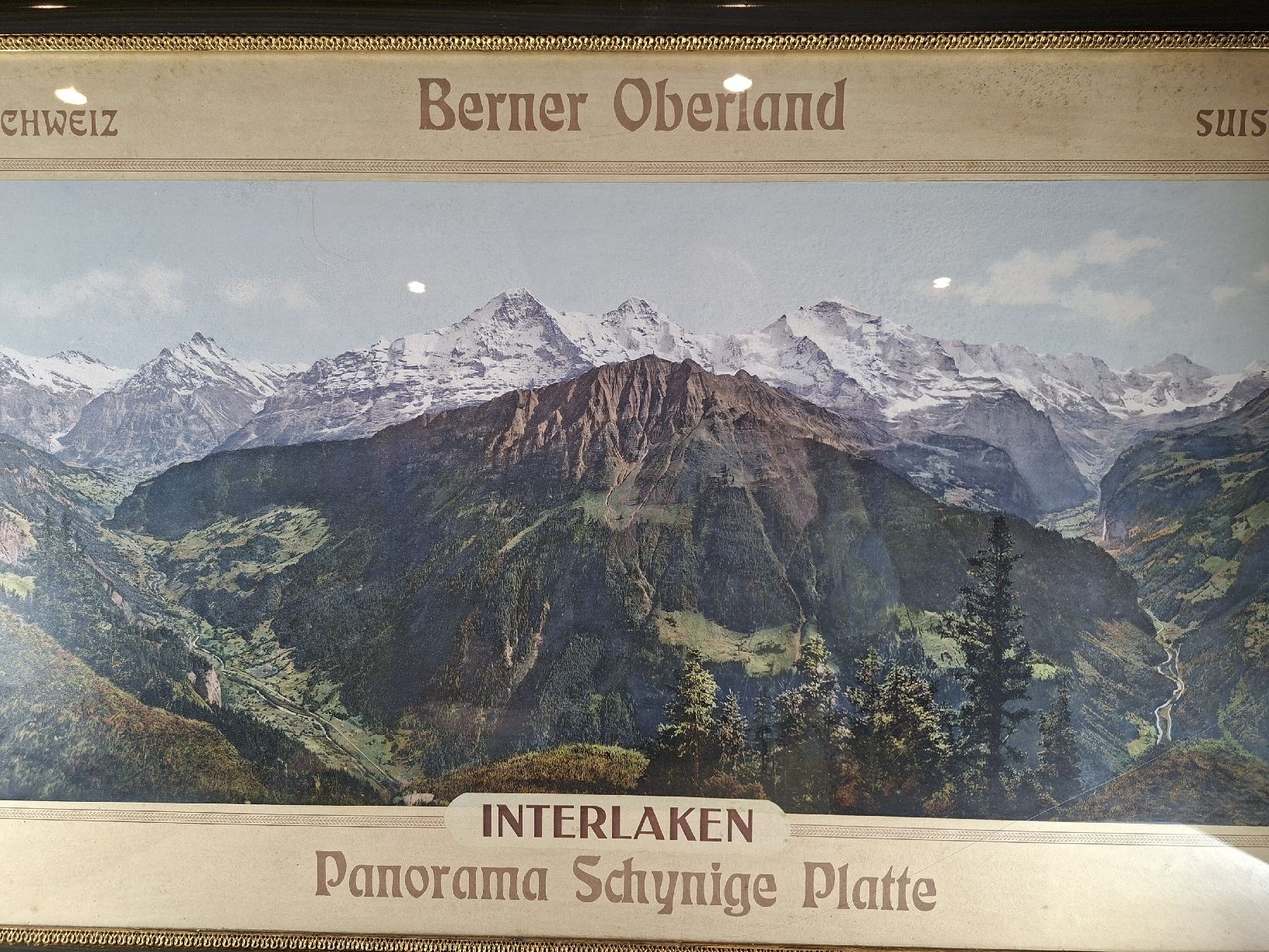 Poster & Bilder: Foto sehr gross in Rahmen hinter Glas – Gebraucht aus Grindelwald von carro5 1