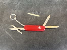 Wenger Delemont Mini Taschenmesser rot Schlüsselanhänger