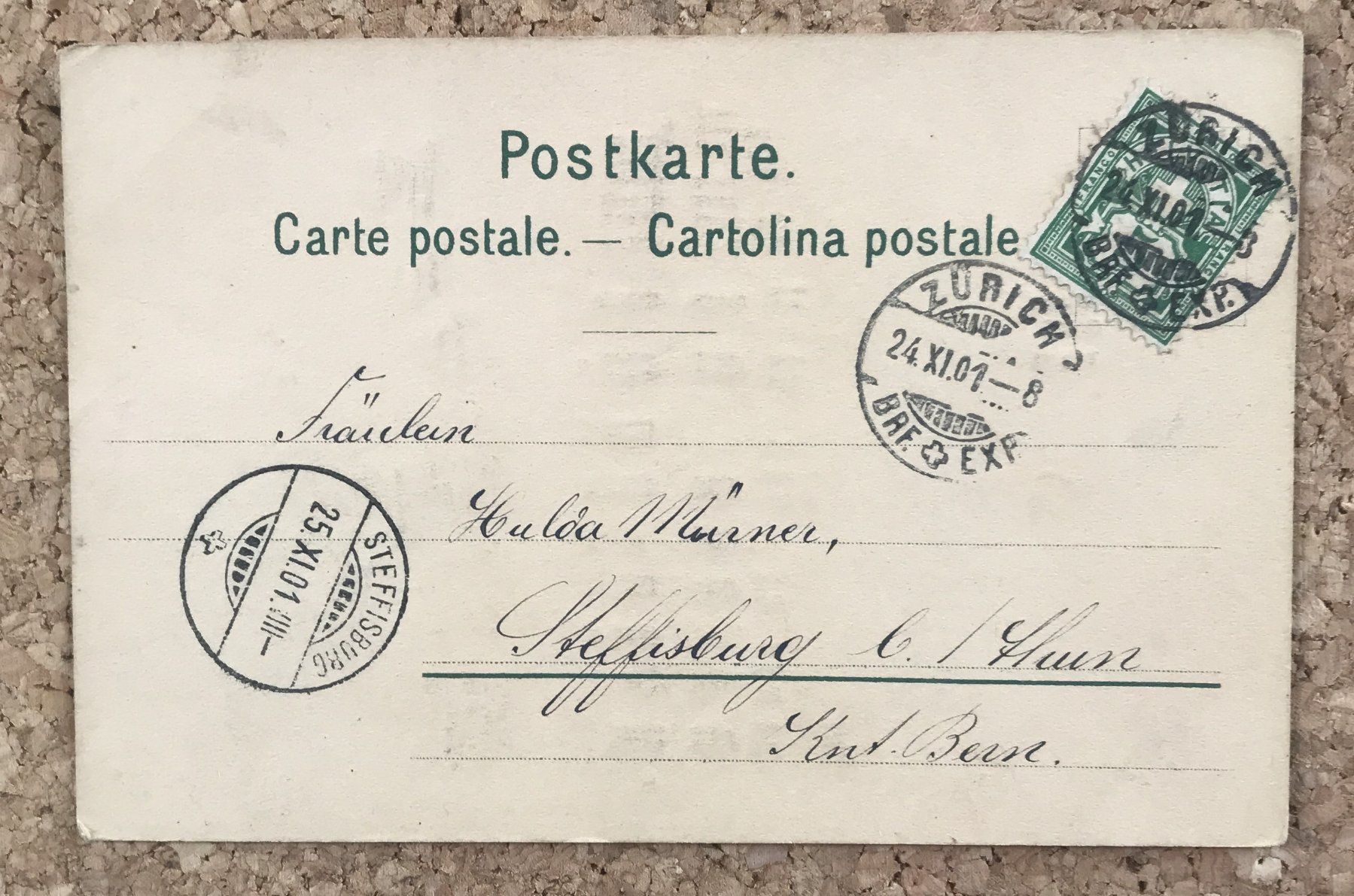Cartoline postali: ANSICHTSKARTE ZÜRICH – Usato da Ostermundigen venduto da wini63 1