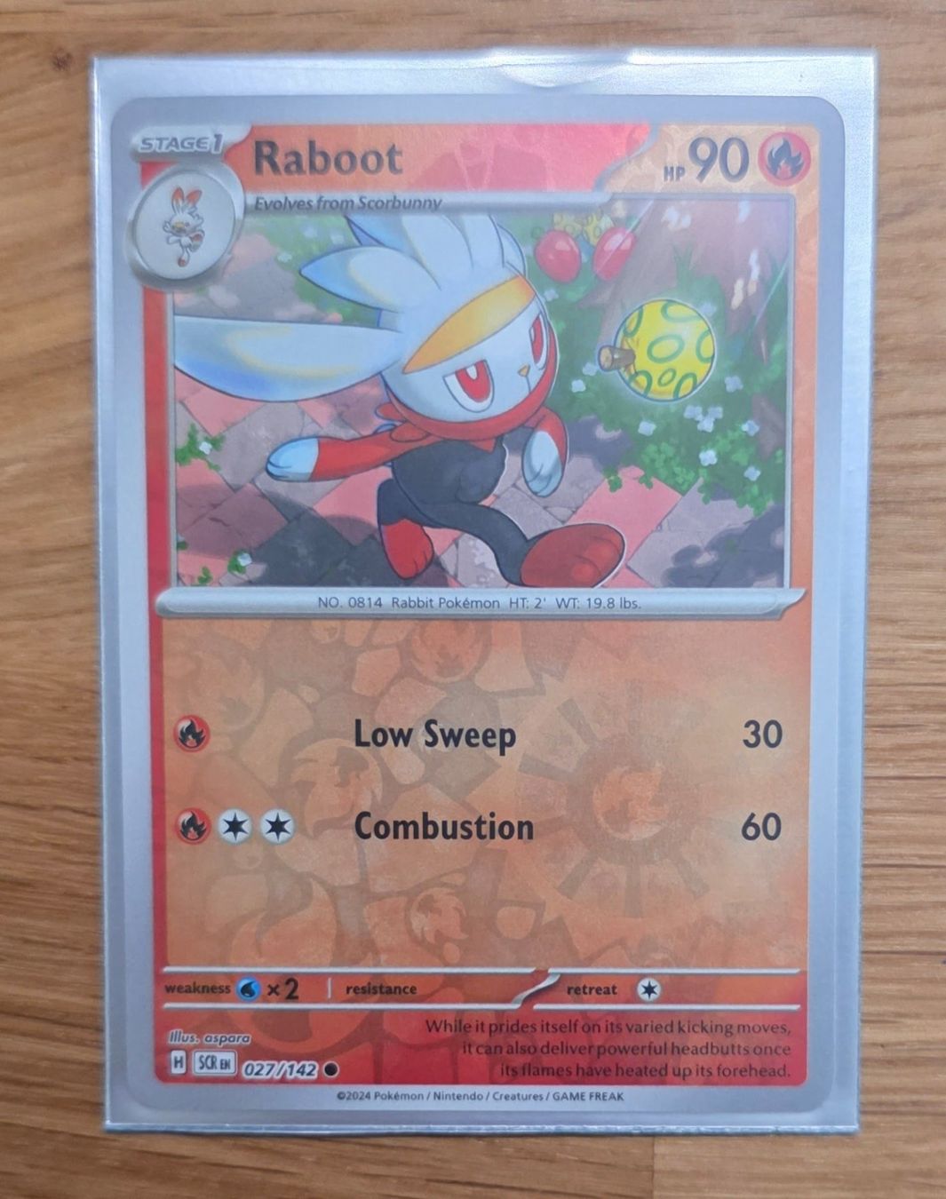 Pokémon Carte collezionabili: Kickerlo (Raboot) 027/142 – Nuovo (secondo la descrizione) da Arbon venduto da Twist05