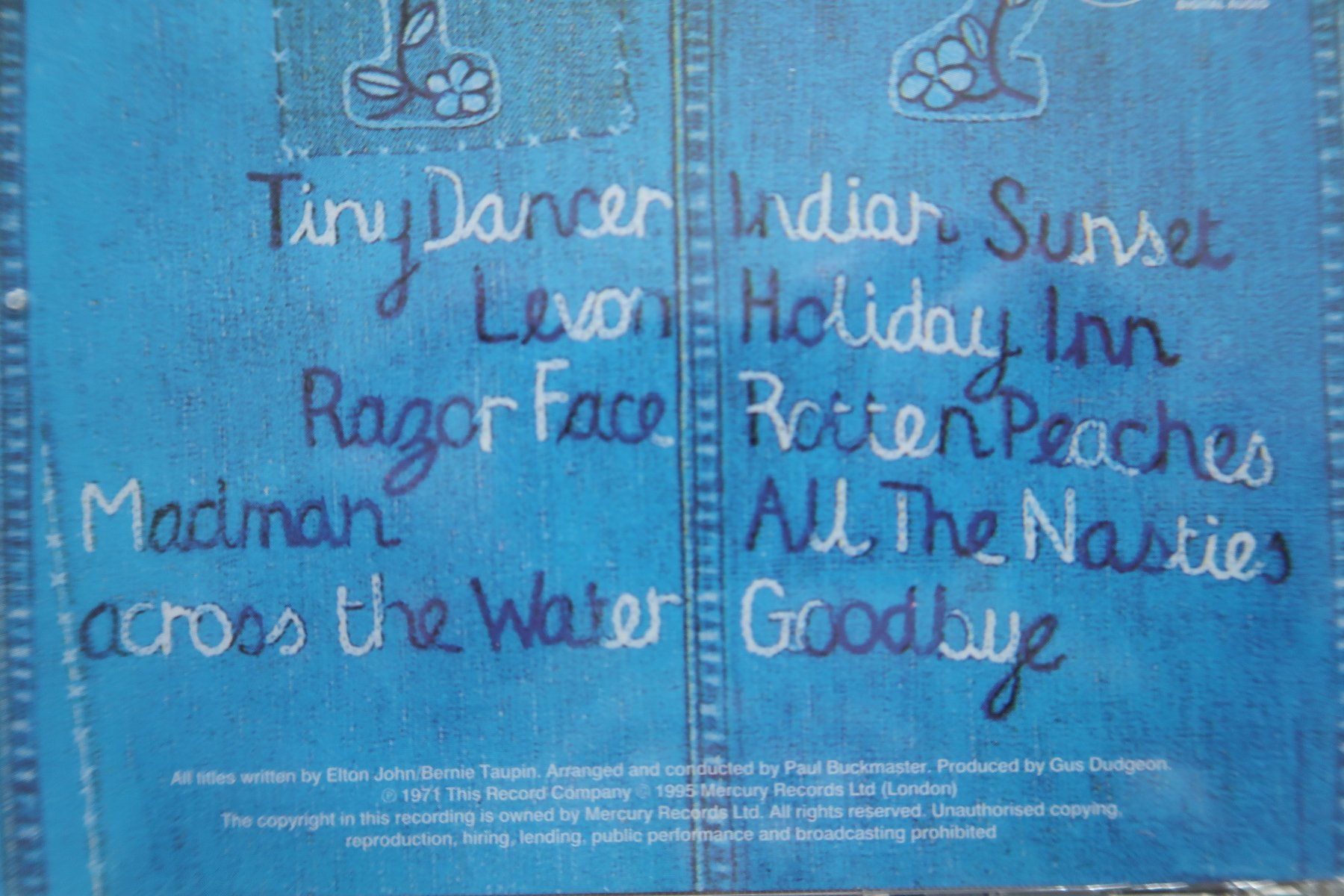 CDs: ELTON JOHN - MADMAN ACROSS THE WATER - CD – Gebraucht aus Basel von Patiscat 2