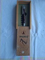 Laguiole Kellnermesser/ Korkenzieher in Holzbox