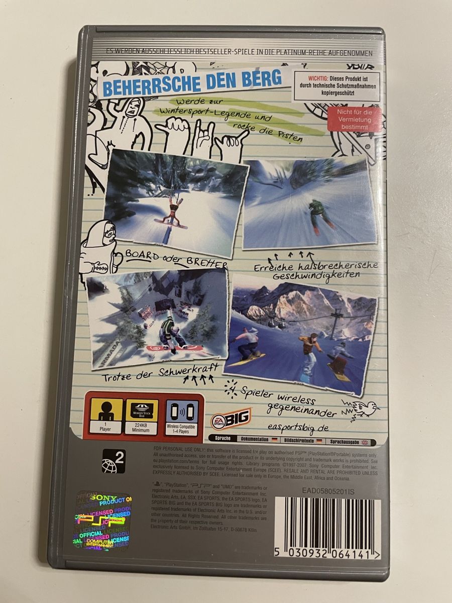 Sony Giochi: SSX on tour / PSP – Usato da Zürich venduto da Bomboo 1