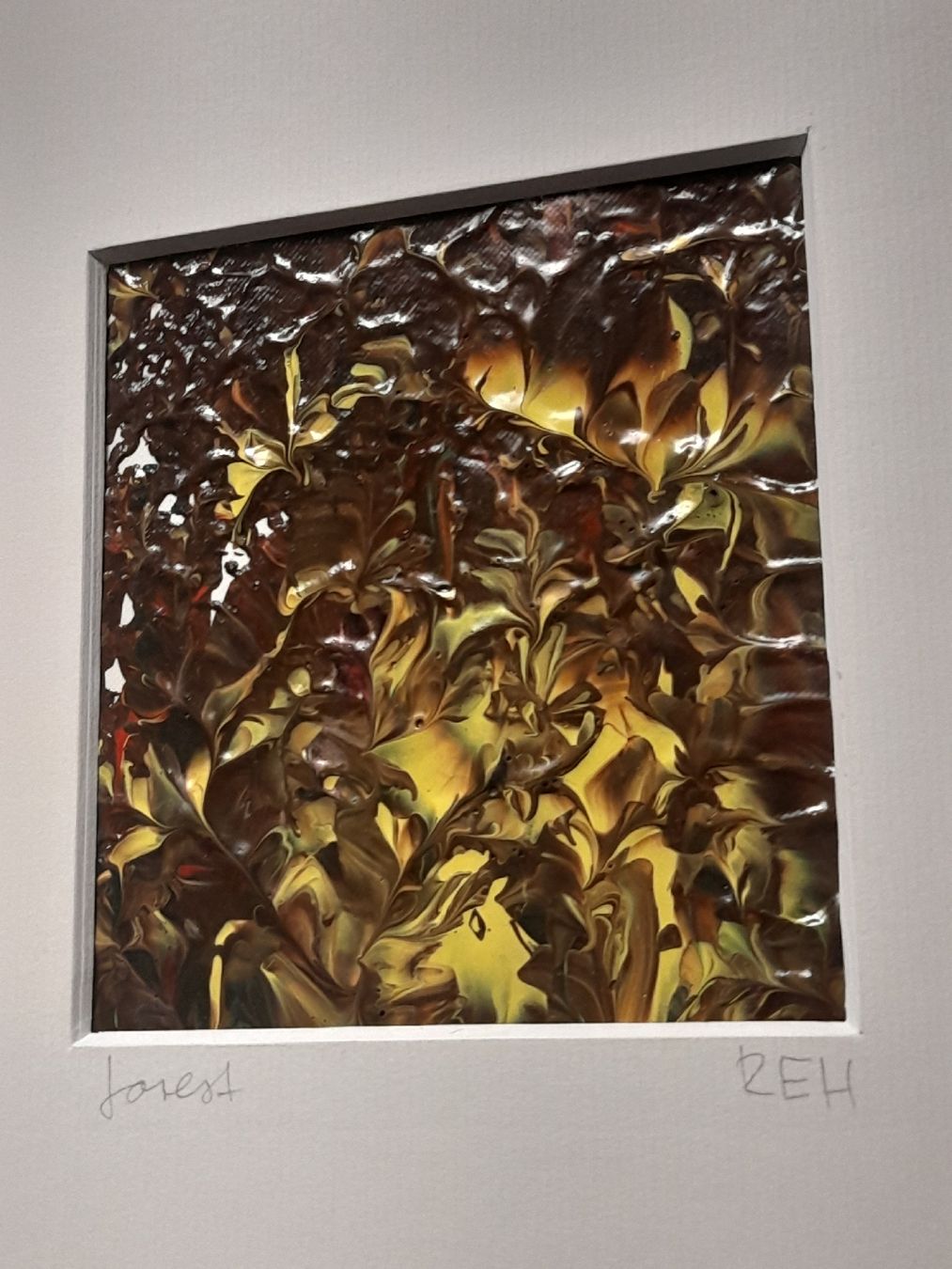 Dipinti: Einzigartiges Kunstwerk: "Forest" - Handgemaltes Unikat! – Usato da Winterthur venduto da Ufff512 2