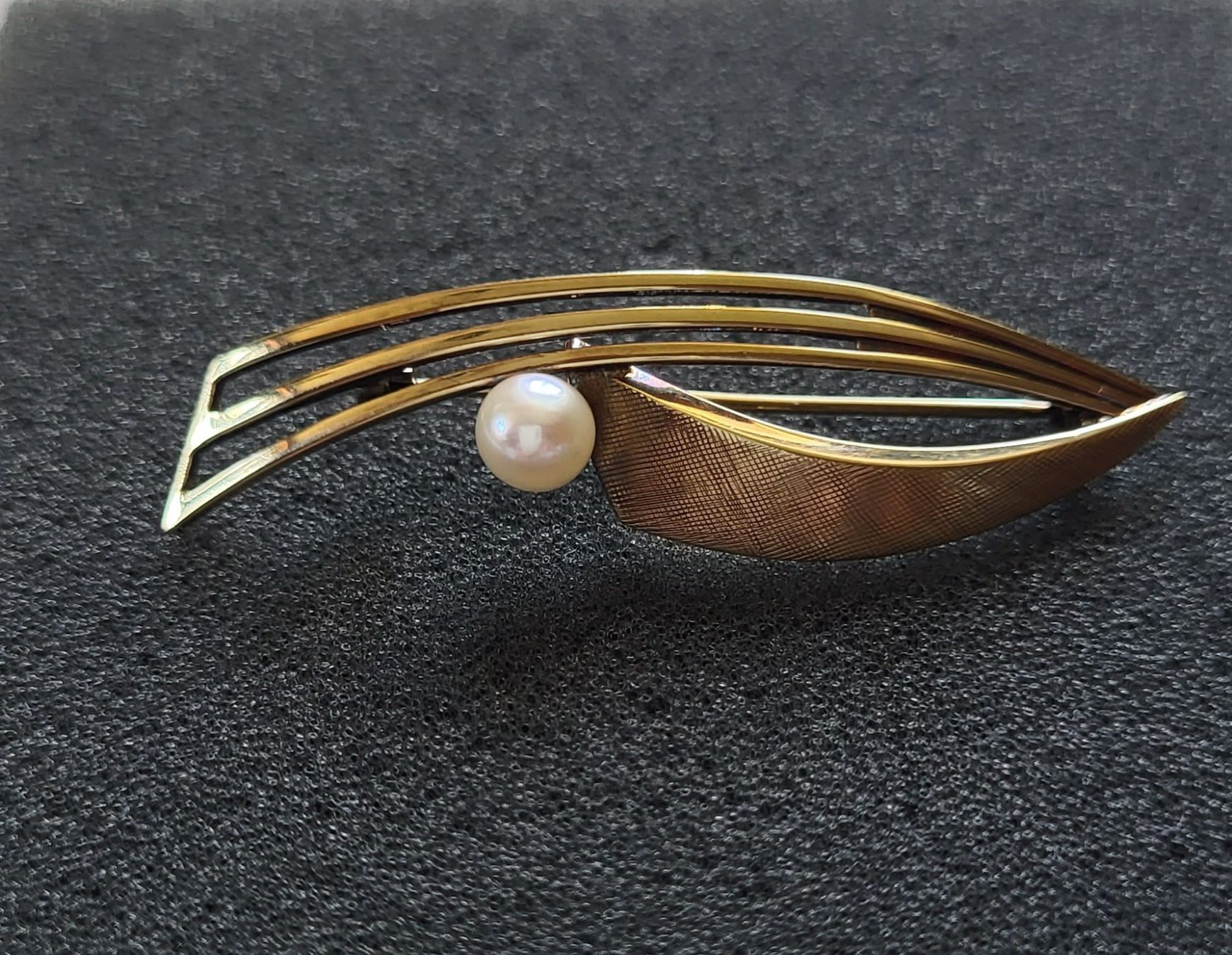 Spille & Fermagli: Gold 585 Broche Mit Perle – Usato da Wald ZH venduto da Dasilver 4